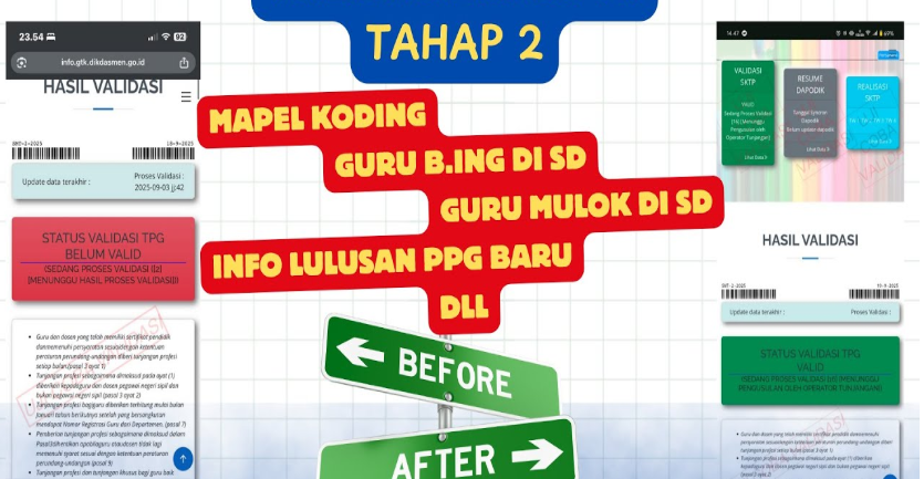 Bocoran Validasi InfoGTK Tahap 2, Ada 6 Kategori Yang Terlibat!