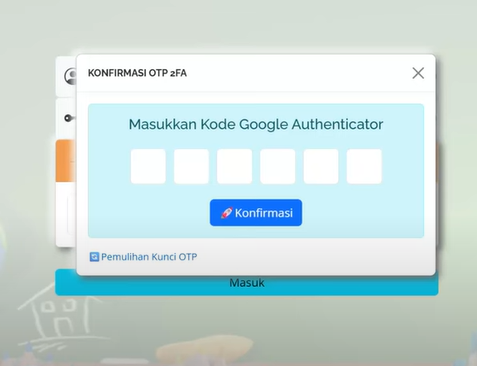 2 Cara Pemulihan OTP Info GTK Jika Email Aktif atau Tidak Bisa di Akses