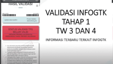 Penting!! Ini 4 Syarat Utama Info GTK Anda Valid Di Validasi Berikutnya