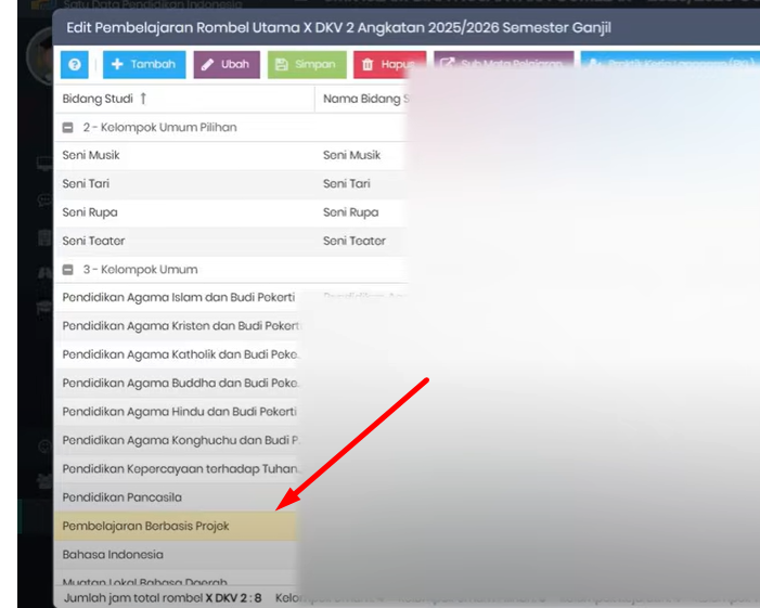6 Cara Input Koordinator Pembelajaran Berbasis Projek Agar Jam Di Akui