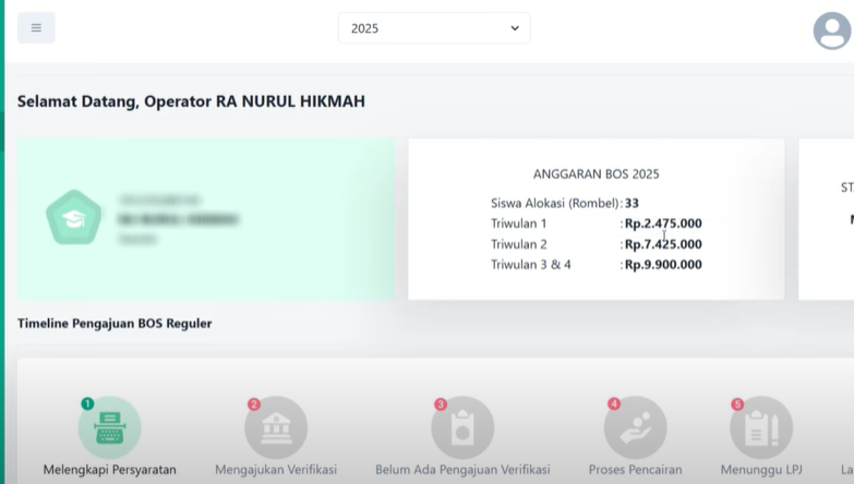 Cara Mengetahui Perolehan BOP RA/BOS Madrasah TW III dan IV TA. 2025