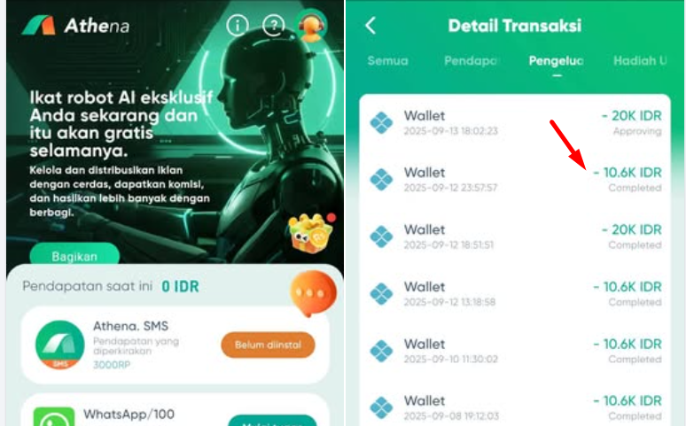 6 Cara Nuyul Athena IDN Terbaru 2025 Bisa WD 10K Tiap Hari ke DANA