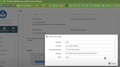 Cara Download Kartu Login Simulasi TKA Dan Info Terbarunya