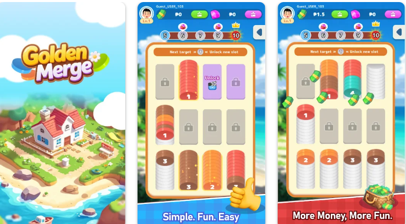 5 Cara Cepat Mendapatkan Uang Di Apk Golden Merge Tanpa Undang Teman