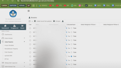 Cara Mendaftarkan Peserta TKA dan Isi Mapel Pilihan Sampai Terbit DNS