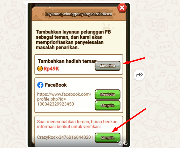 7 Cara Dapet 49K Koin Gratis Dari Developer Game Crazy Rock