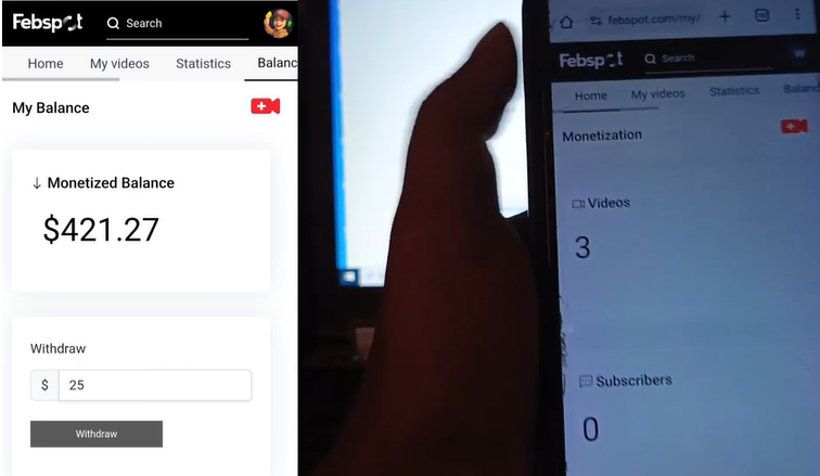 Cair $421 Febspot com, Ini Cara Menghasilkan Uang Modal Konten Reupload