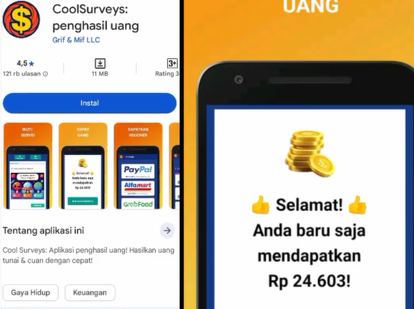 Aplikasi CoolSurveys Apakah Terbukti Membayar? Review Penarikan Terbaru!