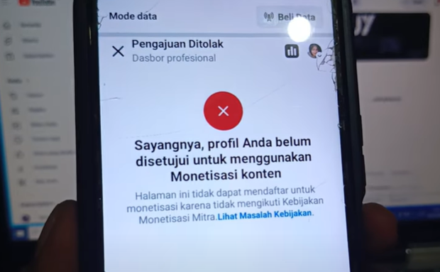 5 Cara Mengatasi Fitur Monetisasi Konten di Tolak Facebook 100% Berhasil