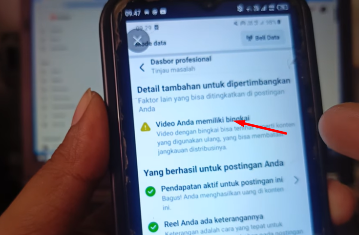 Cara Mengatasi "Video Anda Memiliki Bingkai" di Facebook Pro