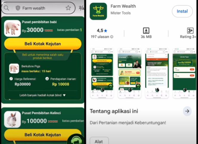 Aplikasi Farm Wealth Apakah Aman Atau Penipuan? Review Jujur!