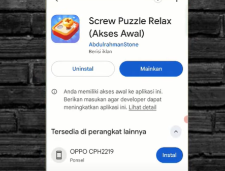 Aplikasi Screw Puzzle Relax Apakah Terbukti Membayar? Review Jujur!