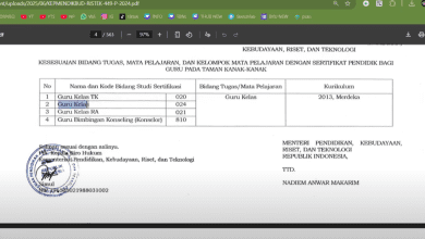 Cara Cek Linearitas Serdik Dengan Mata Pelajaran Yang Diampu