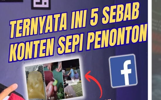 Rahasia FB Pro, Ini 5 Penyebab Penonton Kontenmu Hanya Ratusan