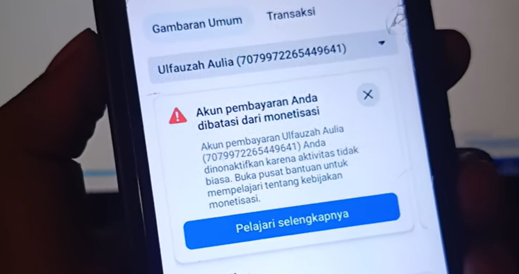 Cara Mengatasi Akun Pembayaran Facebook Pro Dibatasi atau Dinonaktifkan