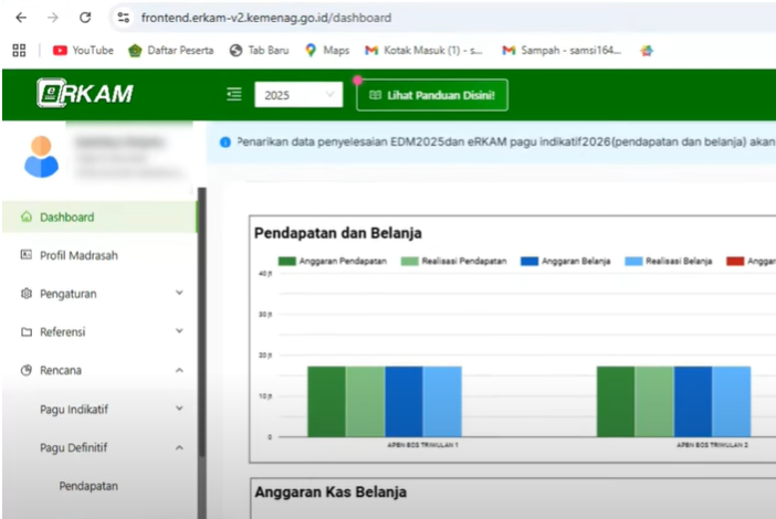 Cara Ajuan BOS Madrasah dan BOP RA TW 3&4 di eRKAM dan Berkas Yang Harus Disiapkan