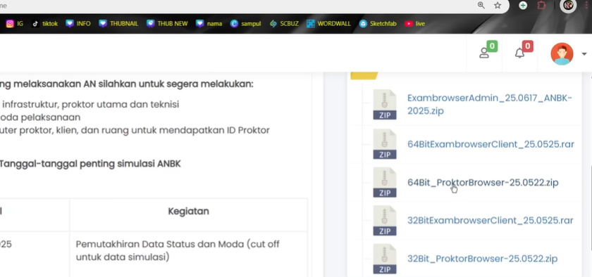 Cara Instalasi Aplikasi Proktor Browser TKA 2025 Anti Gagal!