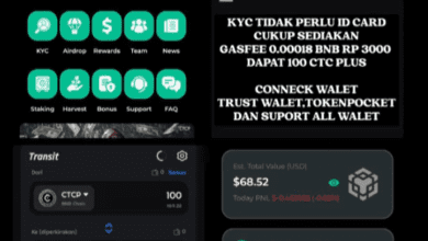 Apakah CTCP Scam/Penipuan? Airdrop 100 CTC Plus Harga Turun Terus