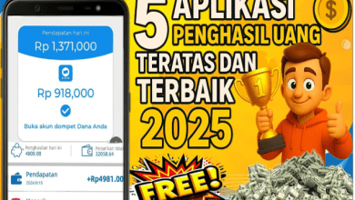 5 Aplikasi Penghasil Uang Teratas 2025 Terbukti Membayar