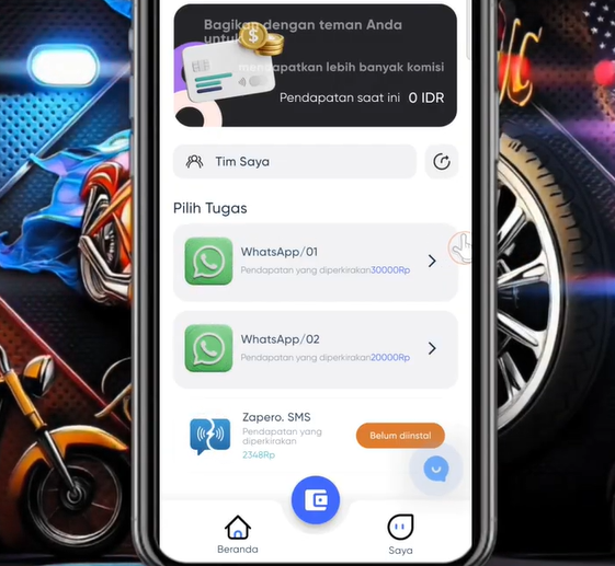 Aplikasi Zapero AI Apk, Main WhatsApp Dapat Saldo DANA Apakah Terbukti?