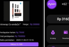 Aplikasi Dysearnings com (Dyson) Apakah Aman atau Scam/Penipuan?