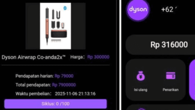 Aplikasi Dysearnings com (Dyson) Apakah Aman atau Scam/Penipuan?