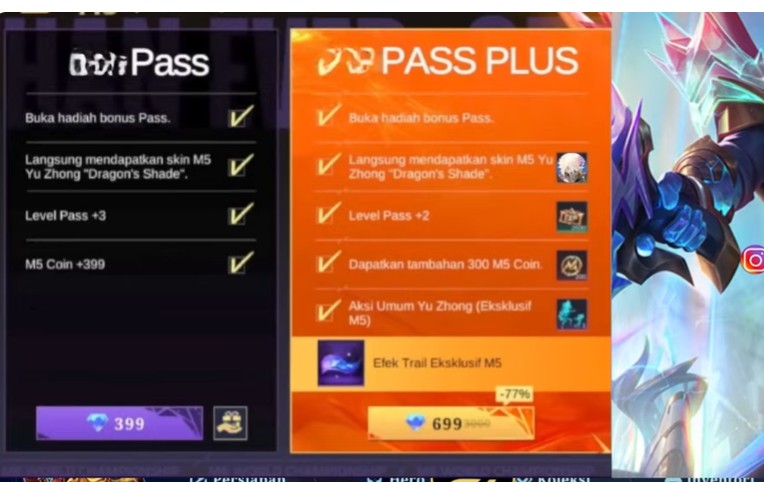 Cara Dapat 4 Skin Di Event M7 Pass Granger Prime Mobile Legends