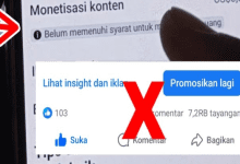 Konten Facebook yang Dipromosikan Tidak Bisa Dimonetisasi, Apakah Benar? Cek di Sini