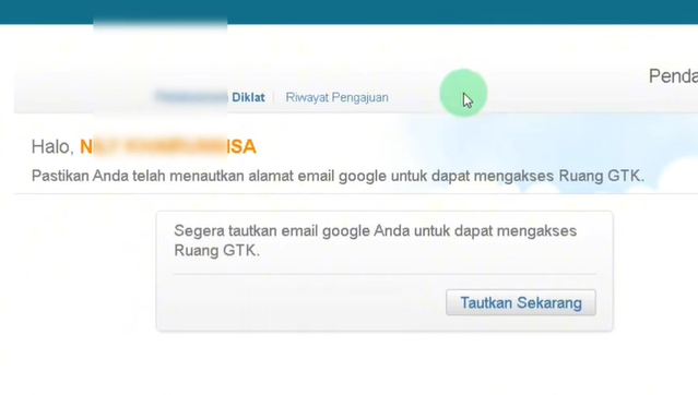 Cara Menautkan Email Di Akun EmisGTK (Simpatika) PPG Mapel Umum Kemenag 2025