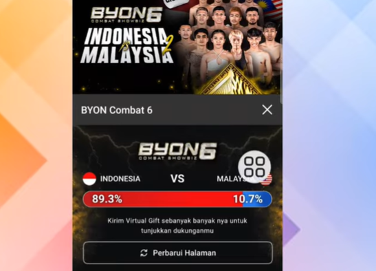 Cara Membeli PPV Byon di Aplikasi Vidio untuk Pertarungan Eksklusif