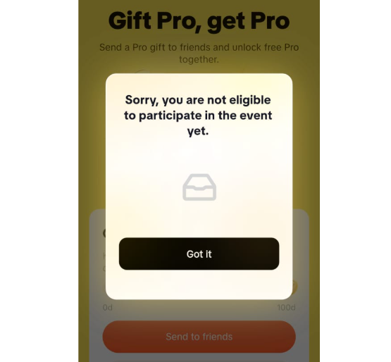 Solusi You Are Not Eligible to Participate in the Event Yet di CapCut