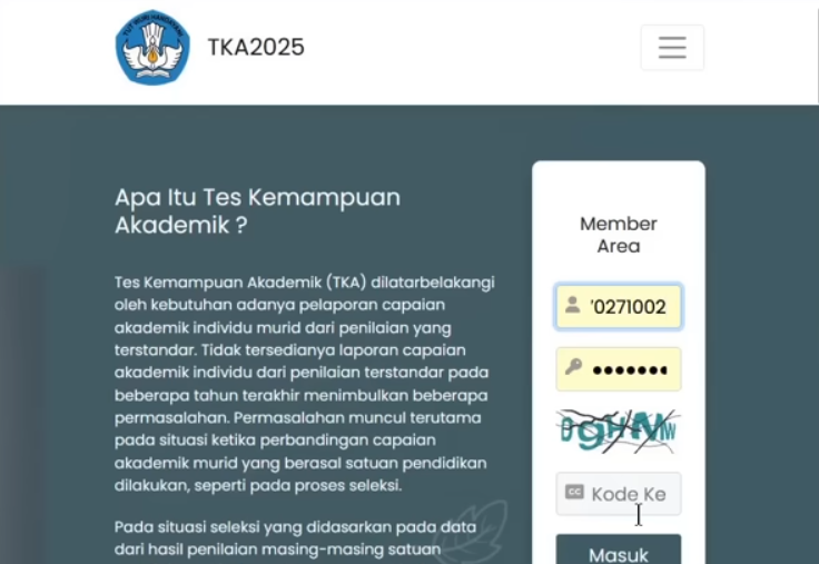 Penjelasan Tentang Pengawas TKA dan Link Zoom TKA Utama