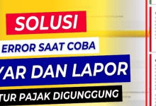 Solusi Error Saat Coba Bayar dan Lapor Faktur Pajak Digunggung di Coretax