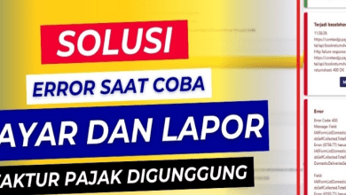 Solusi Error Saat Coba Bayar dan Lapor Faktur Pajak Digunggung di Coretax