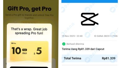 Cara Klaim 5 Dolar di CapCut, Terbukti Cair Rp81.339 ke DANA Pakai Trik Ini!