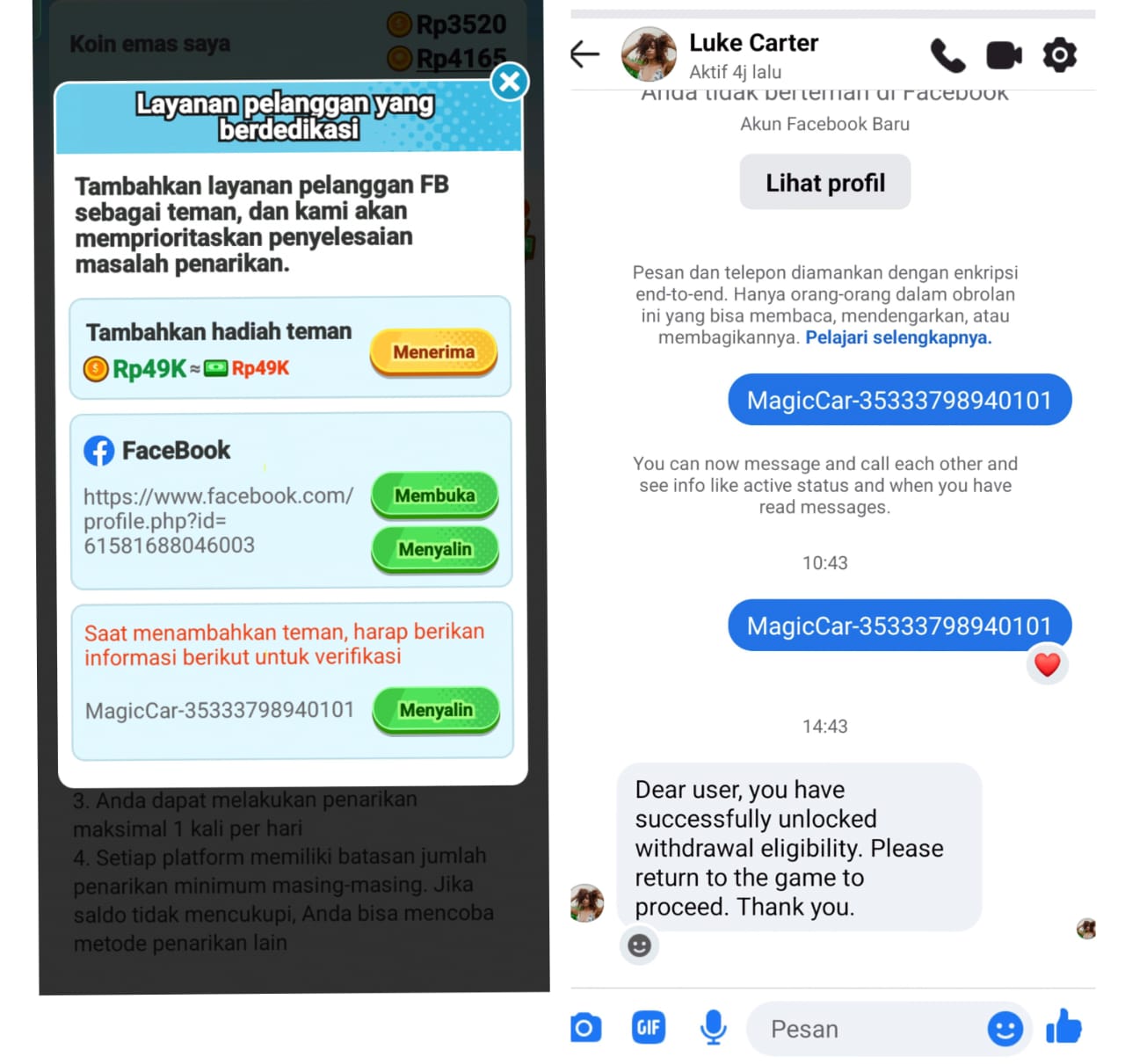 Cara Mendapatkan 49Rb Saldo DANA Dari Developer Magic Car