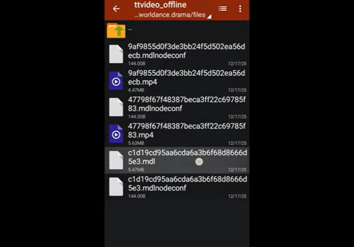 Solusi Download Video Melolo di Galeri HP Blank atau Layar Hitam