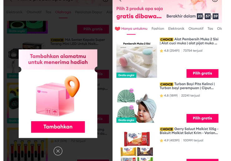 Cara Mengatasi Event Hadiah Gratis Rp0 Tidak Muncul di Lazada