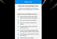 Cara Menghapus Akun DANA Premium Secara Permanen, Karena Nomor Tidak Aktif