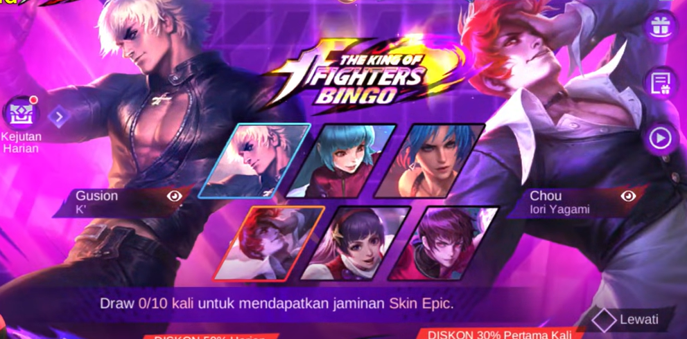 Tips Hemat Mendapatkan Skin KOF Paling Murah Dijamin Dapat!