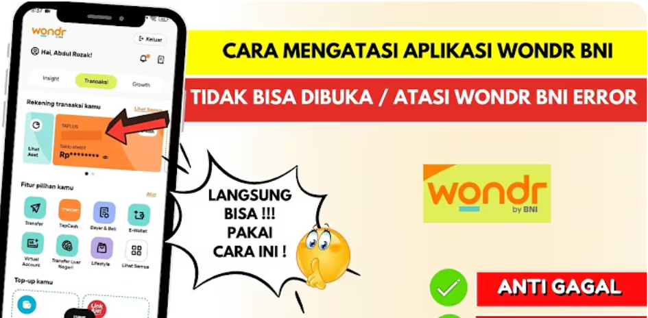 Wondr by BNI Error Gangguan Sampai Jam Berapa Hari Ini?