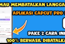 2 Cara Membatalkan Langganan CapCut Pro Lewat Aplikasi dan Play Store 100% Berhasil