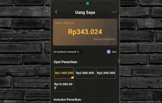 Cara Menarik Uang di Gold Drama, WD 1 Juta Apakah Cair? Review Jujur!