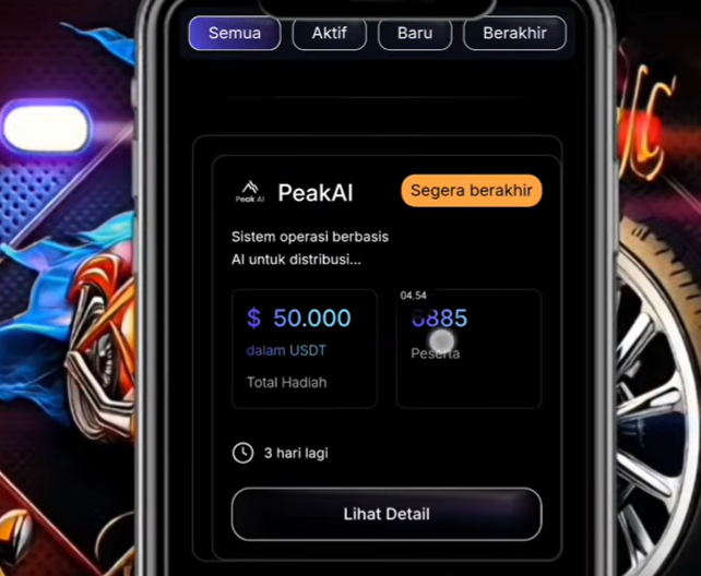 Cara Dapat Uang dari Peak AI TikTok Bonus Langsung dari HP