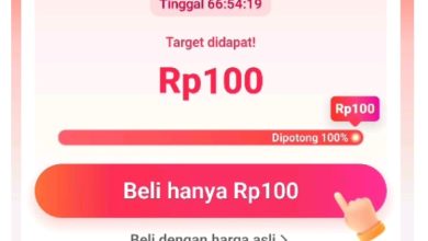 Cara Dapat Harga Rp100 di TikTok Lengkap dari Awal Hingga Checkout