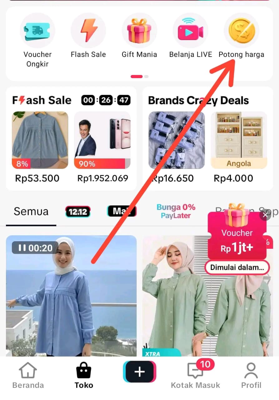 Kenapa Menu Potong Harga di TikTok Tidak Muncul? Ternyata Ini Penyebabnya!