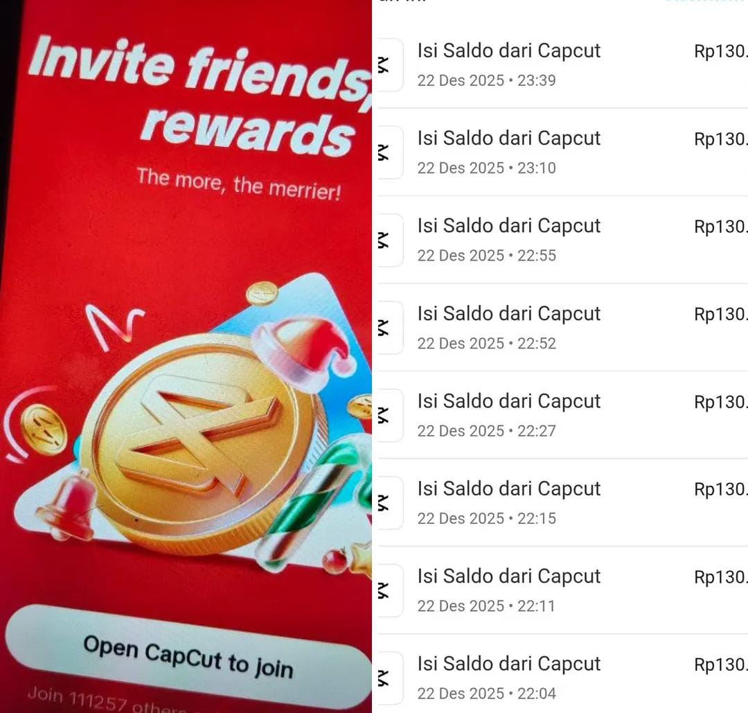 Click This Link to Go to CapCut and Participate in the Cash Giveaway: Arti dan Cara Ikut Event Undang Teman CapCut