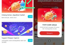 Tutorial Sebar Link Event CapCut Agar Dapat Uang Gratis $8 Terbukti Cair ke DANA