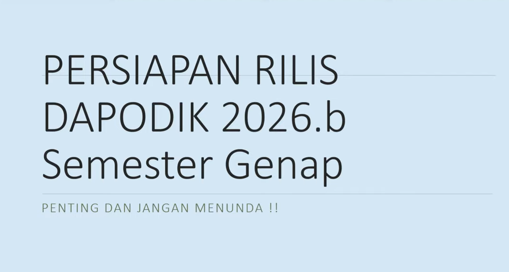 Segera Rilis! Dapodik Versi 2026.b, Ini 8 Informasi Penting untuk Operator Sekolah dan Guru PPG