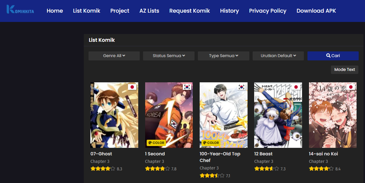 Review Komikkita.com, Platform Baca Komik, Manga, dan Manhwa Bahasa Indonesia yang Lengkap